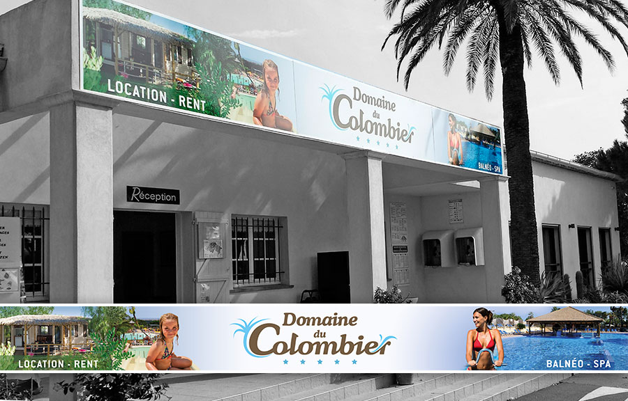 Panneau Domaine du colombier à Fréjus